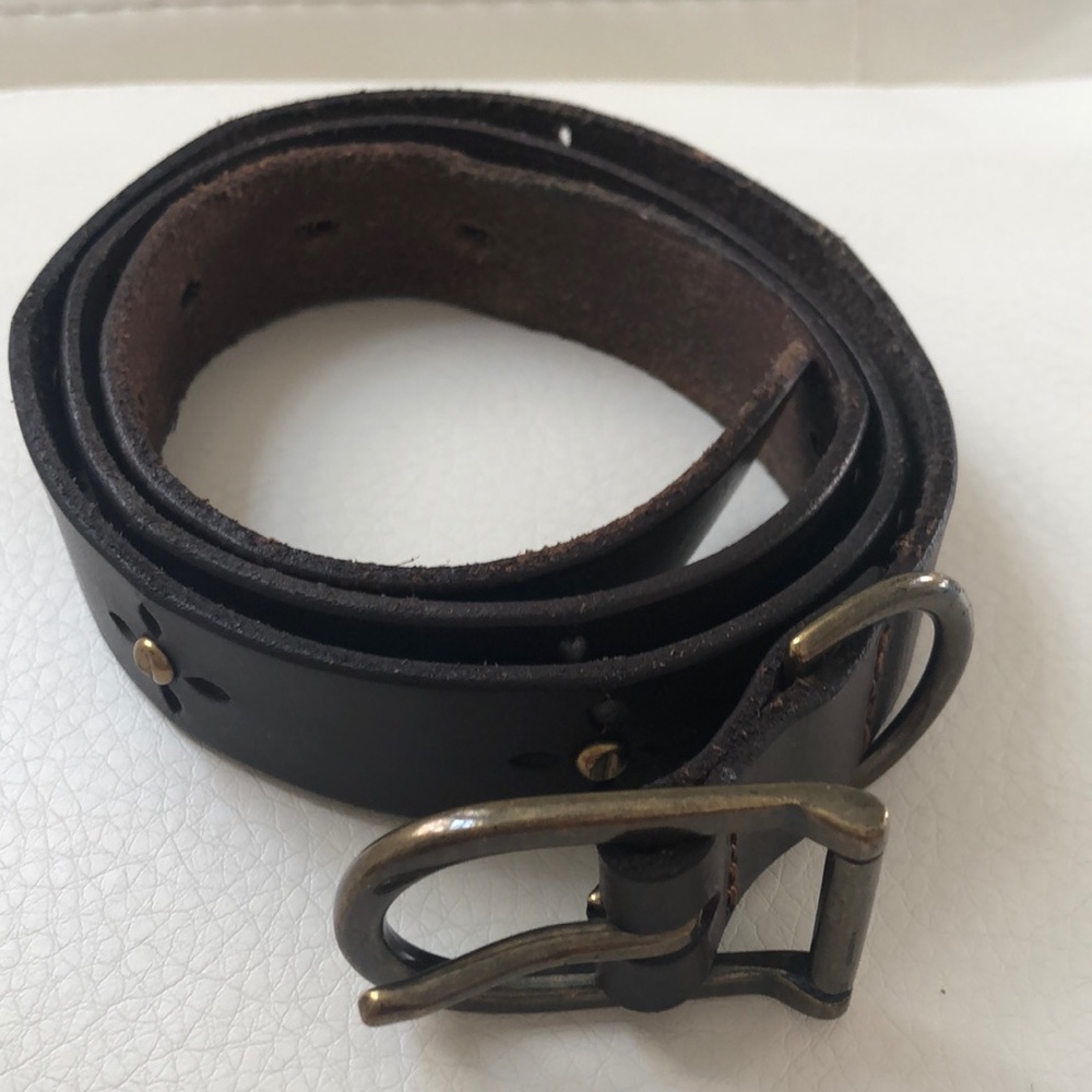 Brown Leather Gap Belt